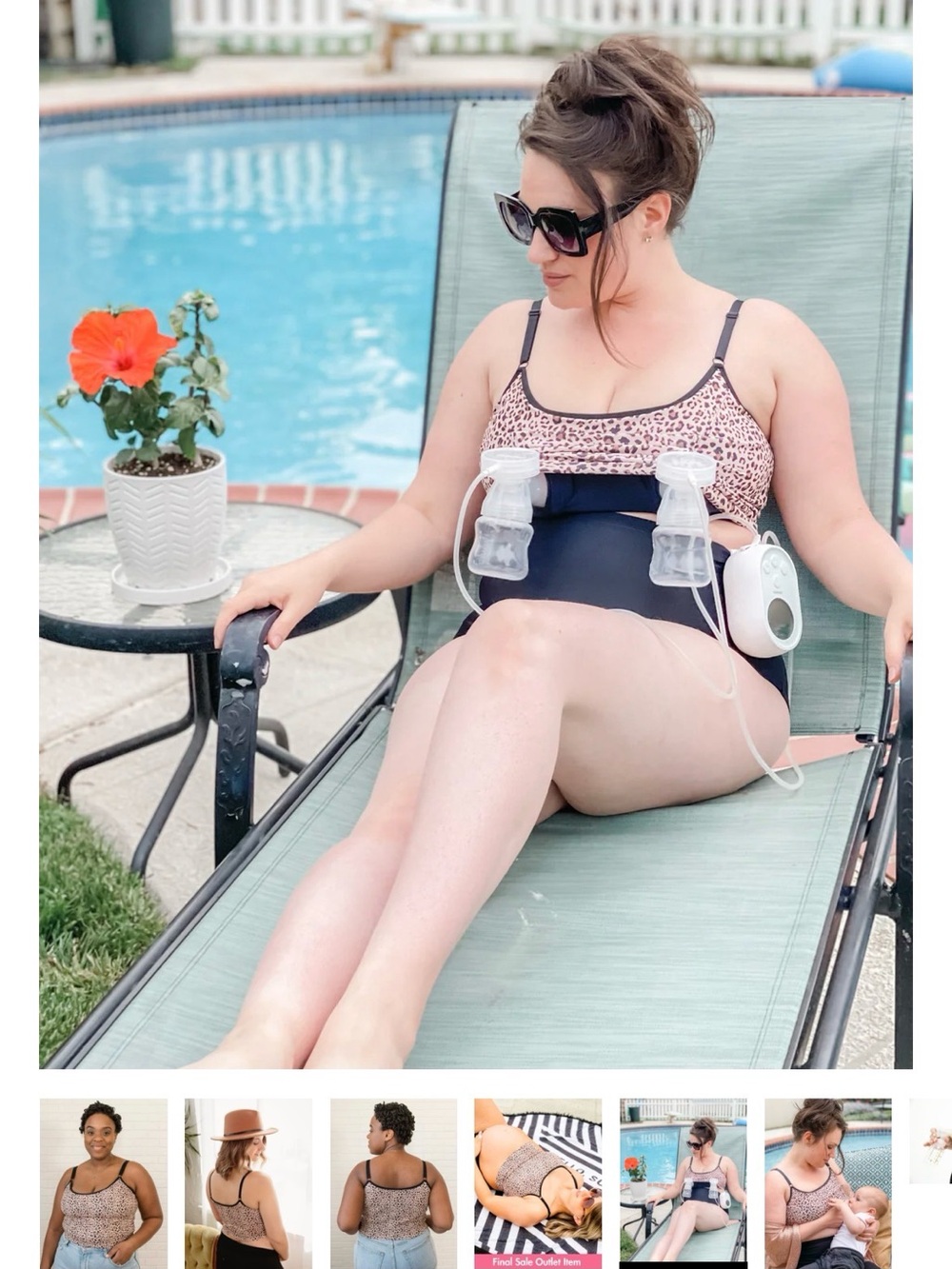 3 in 1 Printed Amelia Cami - Swimsuit Top